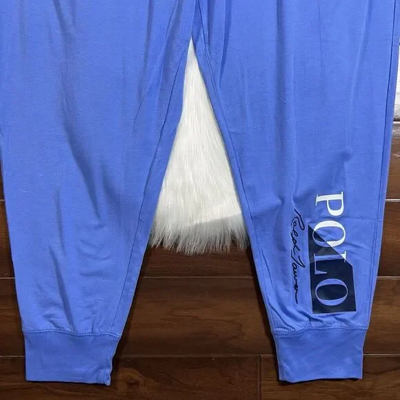 Polo Ralph Lauren Men's Size 4X Blue Lightweight Lounge Sleep Jogger Pants - Picture 3 of 10